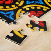 St. Francis Glas in lood Window Jigzaag Puzzle Legpuzzel (Zijkant)