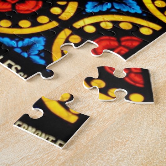 St. Francis Glas in lood Window Jigzaag Puzzle Legpuzzel (Zijkant)