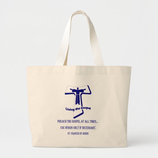 St Francis Grote Tote Bag (Voorkant)