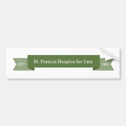 St francis hospice logo bumpersticker (Voorkant)