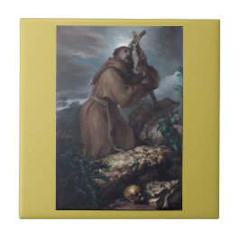 St. Francis in Ecstacy 1650 il Gretto Castiglione Tegeltje