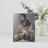 St. Francis in Ecstasy by El Greco Briefkaart (Staand voorkant)