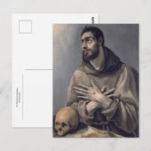 St. Francis in Ecstasy by El Greco Briefkaart (Voorkant / Achterkant)