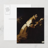 St. Francis in Meditation, 1639 Briefkaart (Voorkant / Achterkant)