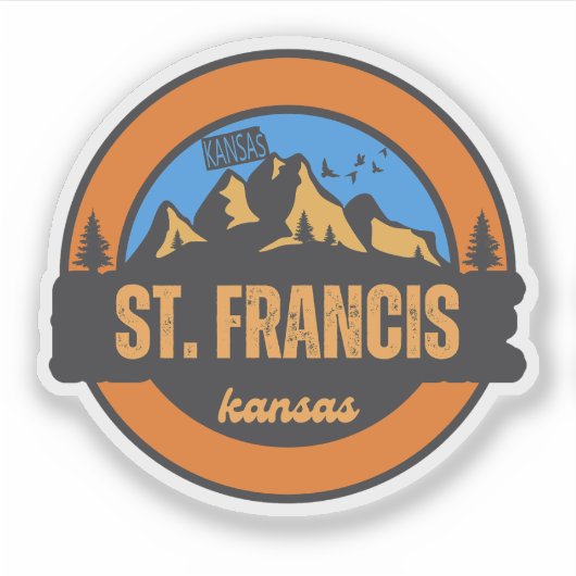 St. Francis, Kansas Sticker (Voorkant)