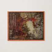 St Francis met een engel Legpuzzel (Horizontaal)