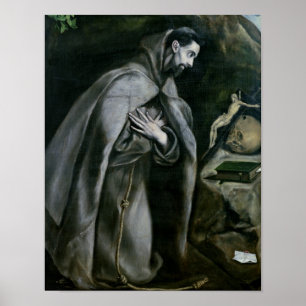 St. Francis of Assisi, 1580-95 Poster