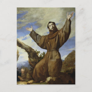 St. Francis of Assisi 1642 Briefkaart