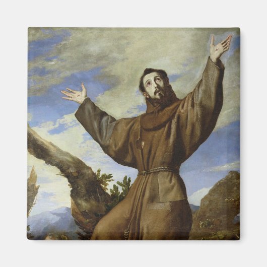 St. Francis of Assisi 1642 Magneet (Voorkant)