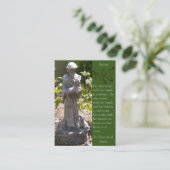 St. Francis of Assisi-Artists - Prayer Card (Flat) Visitekaartje (Staand voorkant)
