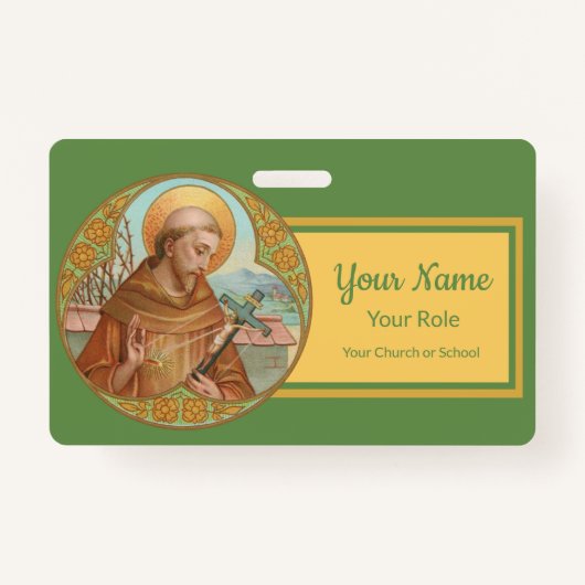 St. Francis of Assisi (BK 002) Badge (Voorkant)