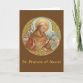 St. Francis of Assisi (BK 002) Blanco groet Kaart (Voorkant)