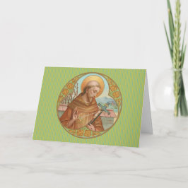 St. Francis of Assisi (BK 002) Blanco groet Kaart
