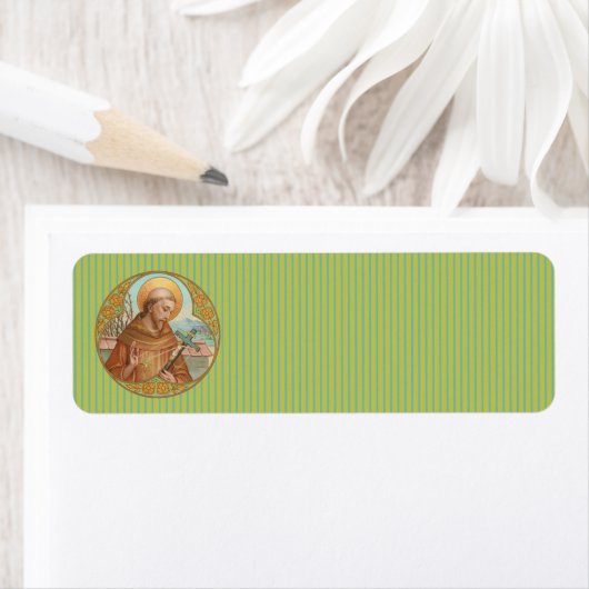 St. Francis of Assisi (BK 002) Etiket (Insitu)