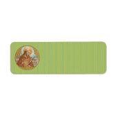 St. Francis of Assisi (BK 002) Etiket (Voorkant)
