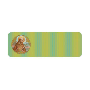 St. Francis of Assisi (BK 002) Etiket
