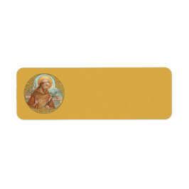 St. Francis of Assisi (BK 002) Etiket