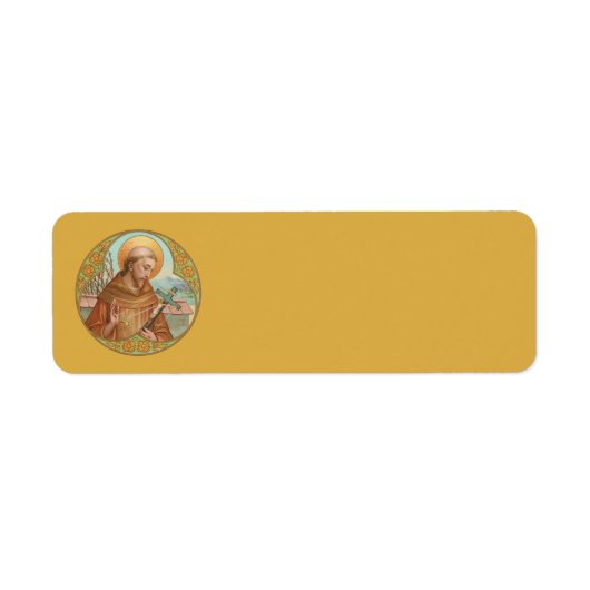 St. Francis of Assisi (BK 002) Etiket (Voorkant)