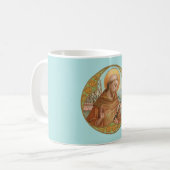 St. Francis of Assisi (BK 002) Koffiemok (Voorkant links)