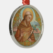 St. Francis of Assisi (BK 002) Metalen Ornament (Rechts)