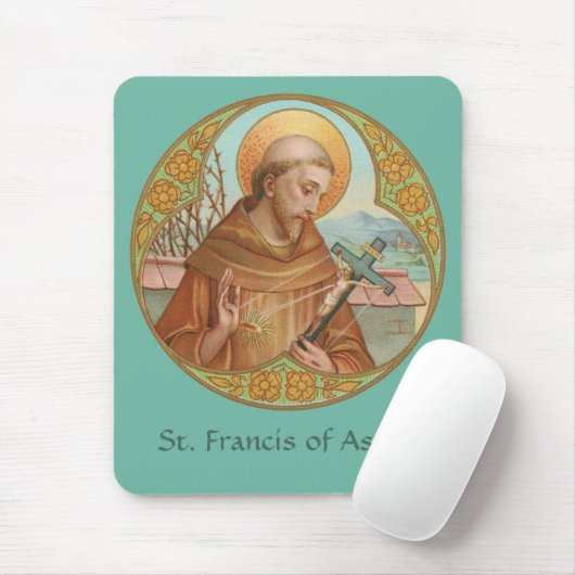 St. Francis of Assisi (BK 002) Muismat (Met muis)