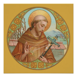 St. Francis of Assisi (BK 002) Perfect Poster