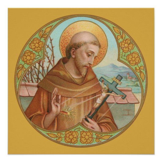 St. Francis of Assisi (BK 002) Perfect Poster (Voorkant)