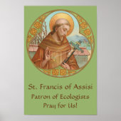 St. Francis of Assisi (BK 002) Poster (Voorkant)
