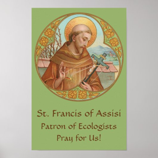 St. Francis of Assisi (BK 002) Poster (Voorkant)