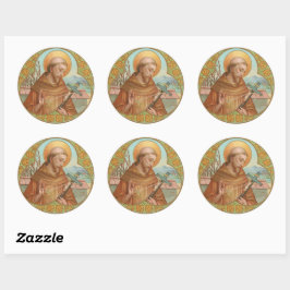 St. Francis of Assisi (BK 002) Ronde Sticker