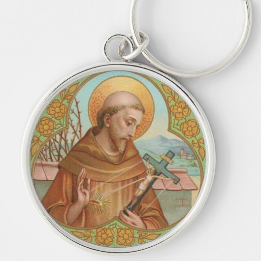 St. Francis of Assisi (BK 002) Sleutelhanger (Voorkant)