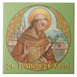 St. Francis of Assisi (BK 002) Tegeltje