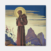 St Francis of Assisi (Christelijk Saint) Magneet (Voorkant)