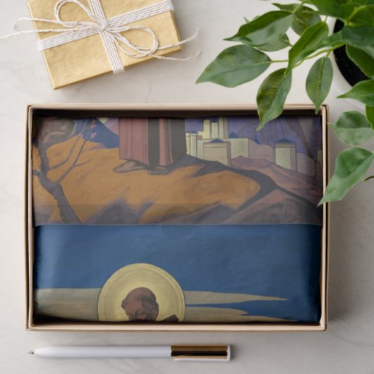 St Francis of Assisi (Christelijk Saint) Tissuepapier (Geschenk)