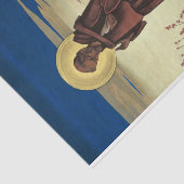 St Francis of Assisi (Christelijk Saint) Tissuepapier (Detail)