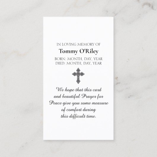 St. Francis of Assisi Dinant Scenic View Visitekaartje (Achterkant)