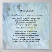 St Francis of Assisi gebed Poster (Voorkant)
