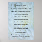 St Francis of Assisi gebed Poster (Voorkant)