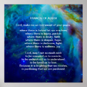 St Francis of Assisi gebed Poster (Voorkant)