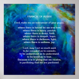 St Francis of Assisi gebed Poster