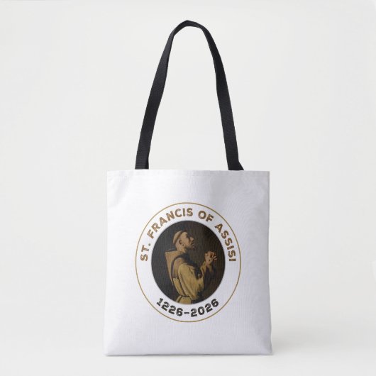 St. Francis of Assisi Gift Item Tote Bag (Voorkant)