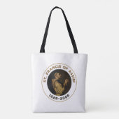 St. Francis of Assisi Gift Item Tote Bag (Achterkant)