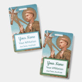 St. Francis of Assisi, Pater Seraphicus (SAU 040) Badge (Voor- en achterkant)