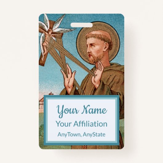 St. Francis of Assisi, Pater Seraphicus (SAU 040) Badge (Voorkant)