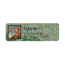 St. Francis of Assisi, Pater Seraphicus (SAU 040) Etiket