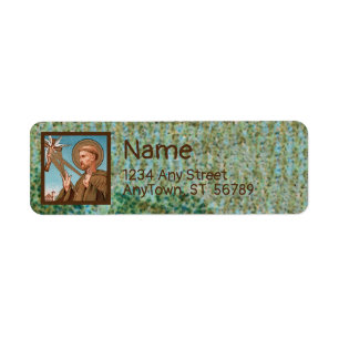 St. Francis of Assisi, Pater Seraphicus (SAU 040) Etiket