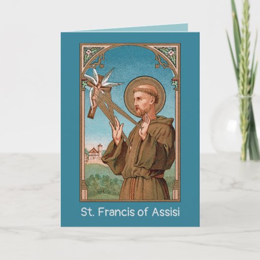 St. Francis of Assisi, Pater Seraphicus (SAU 040) Kaart (Voorkant)