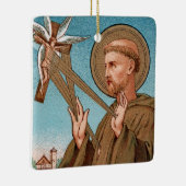 St. Francis of Assisi, Pater Seraphicus (SAU 040) Keramisch Ornament (Rechts)