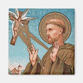 St. Francis of Assisi, Pater Seraphicus (SAU 040) Magneet (Voorkant)