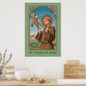 St. Francis of Assisi, Pater Seraphicus (SAU 040) Poster (Keuken)